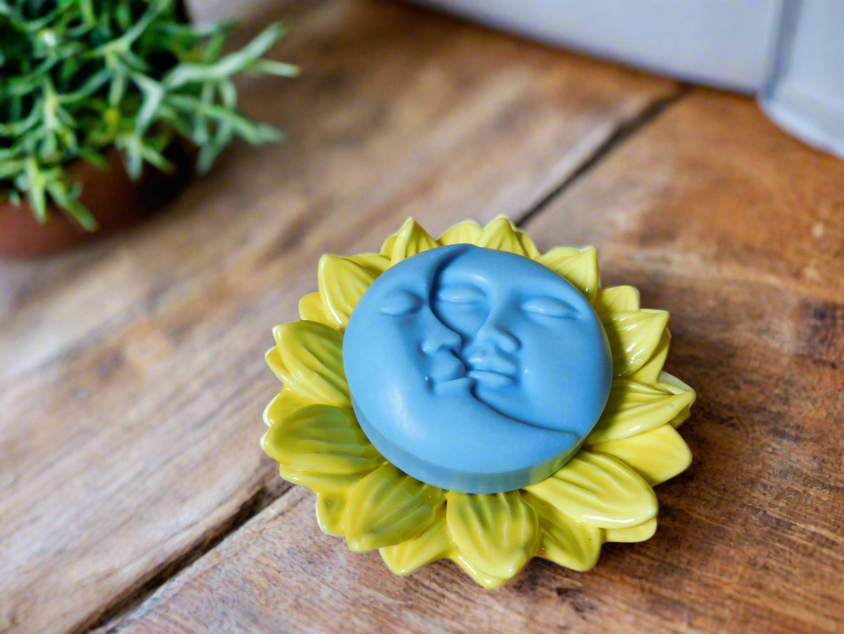 Sunflower Trinket, Soap Dish in ceramic